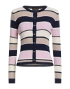 Luisa Spagnoli Woman Cardigan Beige Size L Virgin Wool In Multi