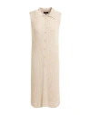 Luisa Spagnoli Woman Cardigan Beige Size Xl Viscose In Neutral