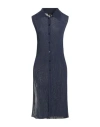 Luisa Spagnoli Woman Cardigan Navy Size Xl Viscose In Blue