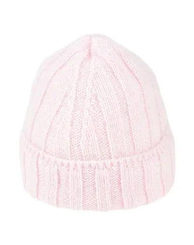 Luisa Spagnoli Woman Hat Pink Size Onesize Polyamide, Mohair Wool, Wool