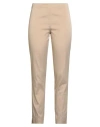 Luisa Spagnoli Woman Pants Beige Size L Viscose, Acetate, Polyamide, Elastane In Neutral