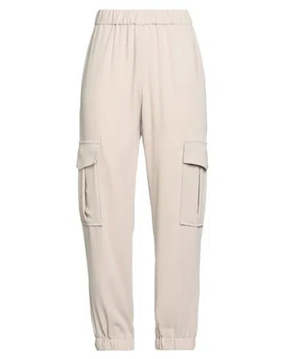 Luisa Spagnoli Woman Pants Beige Size S Polyester