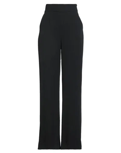 Luisa Spagnoli Woman Pants Black Size 6 Polyester