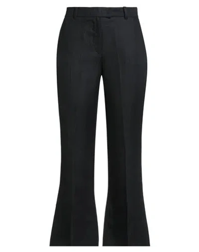 Luisa Spagnoli Woman Pants Black Size 8 Linen