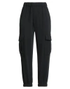 Luisa Spagnoli Woman Pants Black Size L Polyester