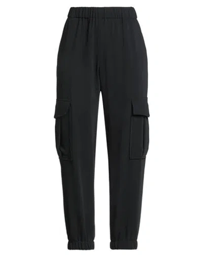 Luisa Spagnoli Woman Pants Black Size L Polyester