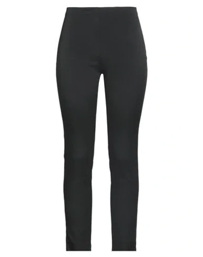 Luisa Spagnoli Woman Pants Black Size Xl Viscose, Acetate, Polyamide, Elastane
