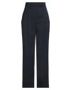 Luisa Spagnoli Woman Pants Black Size 12 Linen In Black