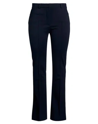 Luisa Spagnoli Woman Pants Navy Size 12 Viscose, Polyamide, Elastane In Blue