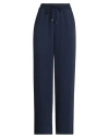 Luisa Spagnoli Woman Pants Navy Size L Polyester In Blue
