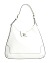 Luisa Spagnoli Woman Shoulder Bag Ivory Size - Leather