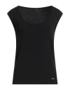 Luisa Spagnoli Woman Sweater Black Size L Viscose, Polyamide