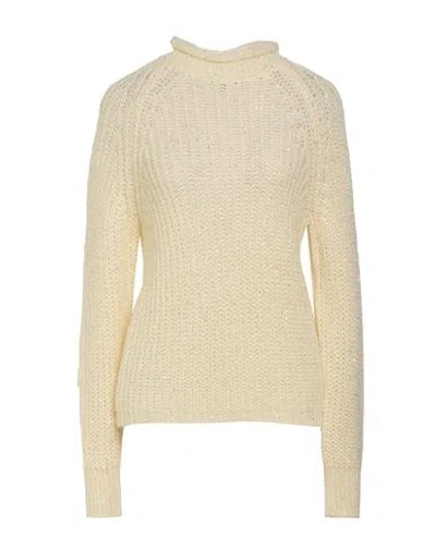 Luisa Spagnoli Woman Sweater Cream Size S Polyamide, Wool, Polyester, Alpaca Wool In White