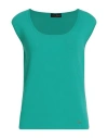 Luisa Spagnoli Woman Sweater Green Size Xl Viscose, Polyamide In Green