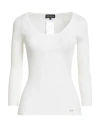 Luisa Spagnoli Woman Sweater White Size L Viscose, Polyamide