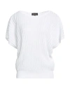 Luisa Spagnoli Woman Sweater White Size L Viscose, Polyester In White
