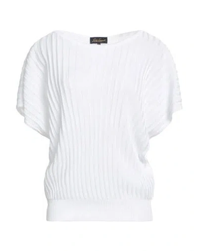 Luisa Spagnoli Woman Sweater White Size L Viscose, Polyester
