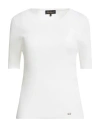 Luisa Spagnoli Woman Sweater White Size Xl Viscose, Polyamide In White