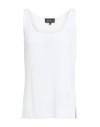 Luisa Spagnoli Woman Top Ivory Size M Linen, Viscose, Polyamide In White