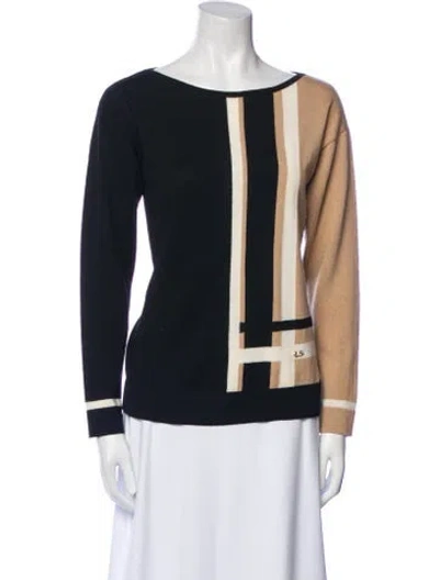 Pre-owned Luisa Spagnoli Wool Striped Sweater