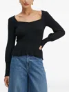 Luisa Spagnoli Wool Sweater In Black