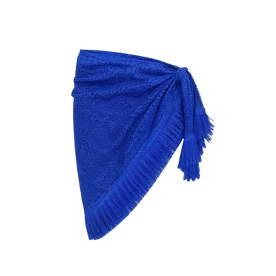 Luisadelmar Swimwear Women's Isa Pareo In Electric Blue