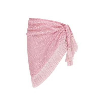 Luisadelmar Swimwear Women's Pink Isa Pareo In Blush