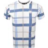 Luke 1977 Birdoswald Check T Shirt White In White