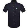 Luke 1977 Caicos Shirt Navy In Navy