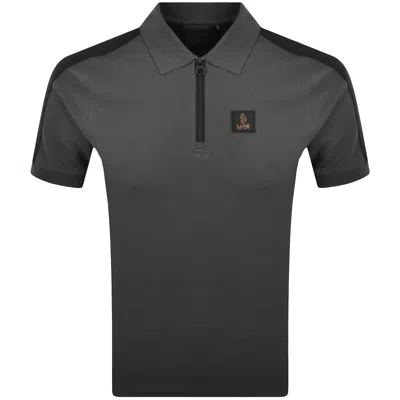 Luke 1977 Caltech 1000 Polo T Shirt Grey In Gray