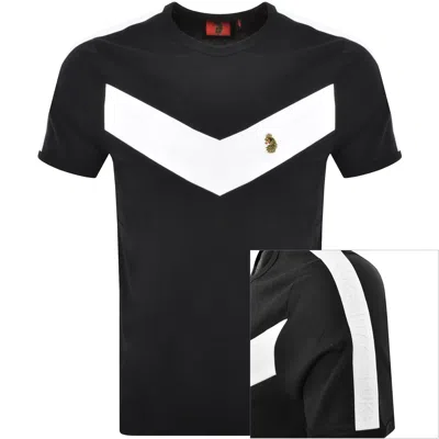 Luke 1977 Calvia Chevron T Shirt Black
