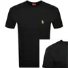 Luke 1977 Calvia Chevron T Shirt Black In Black