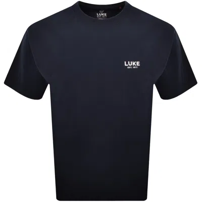 Luke 1977 Exquisite Relaxed Fit T Shirt Navy