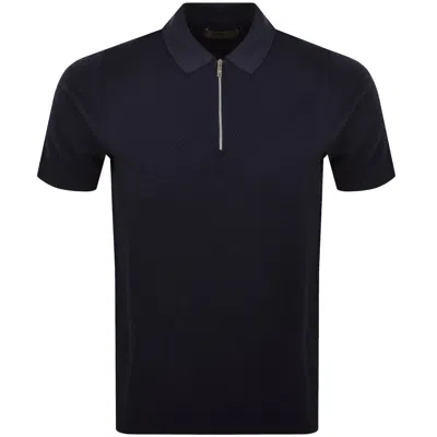 Luke 1977 Gibraltar Polo T Shirt Dark Navy In Blue