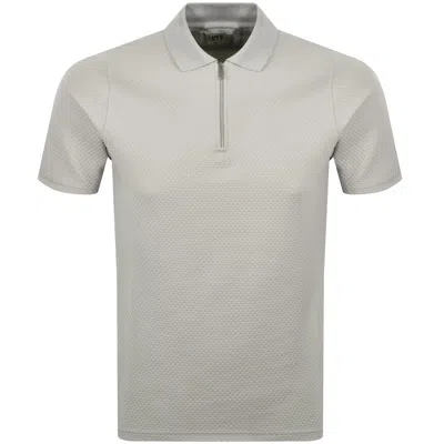 Luke 1977 Gibraltar Polo T Shirt Ice Grey In Gray