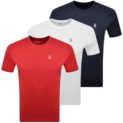 Luke 1977 Johnny 3 Pack T Shirts In Multi