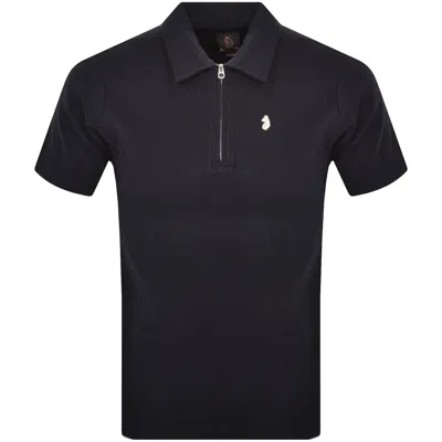 Luke 1977 Keramas Polo T Shirt Navy In Black