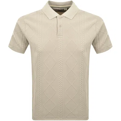 Luke 1977 La Fe Knitted Polo Beige