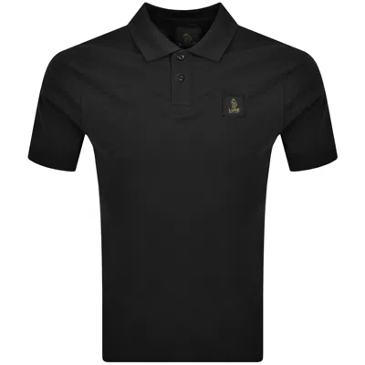 Luke 1977 Laos Patch Polo T Shirt Black