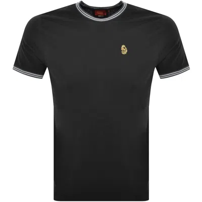 Luke 1977 Looper Tipped T Shirt Black