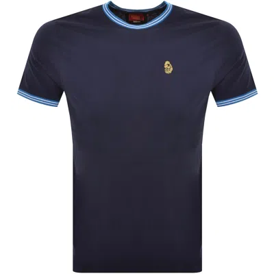 Luke 1977 Looper Tipped T Shirt Navy