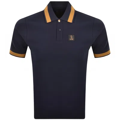 Luke 1977 Makati Polo T Shirt Navy In Blue