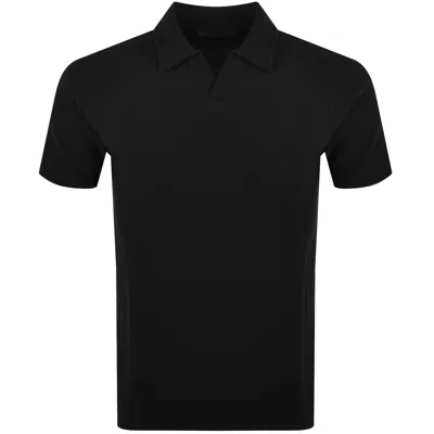 Luke 1977 Masaya Knit Polo T Shirt Black
