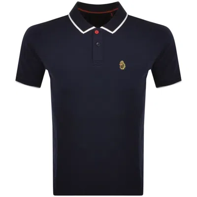 Luke 1977 Meadtastic Polo T Shirt Navy