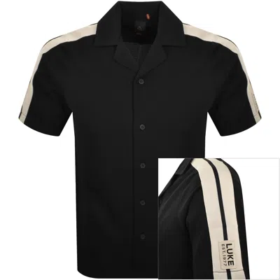 Luke 1977 Peking Tape Detail Shirt Black