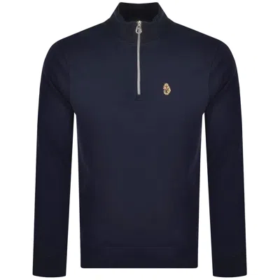 Luke 1977 Quarter Zip Sydney Sweatshirt Navy