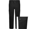Luke 1977 Relaxed Panama Cargo Trousers Black In Black
