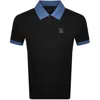 Luke 1977 Rizal Polo T Shirt Black In Black