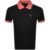 Luke 1977 Rizal Polo T Shirt Black In Black