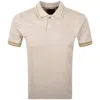 Luke 1977 Saxon Polo T Shirt Dark Ecru